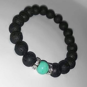 New Natural Lava Stone Bracelet